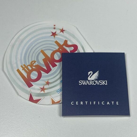 Retired Swarovski Crystal LovLots Win Win Turtle Figurine NEW #839869 - Picture 6 of 9